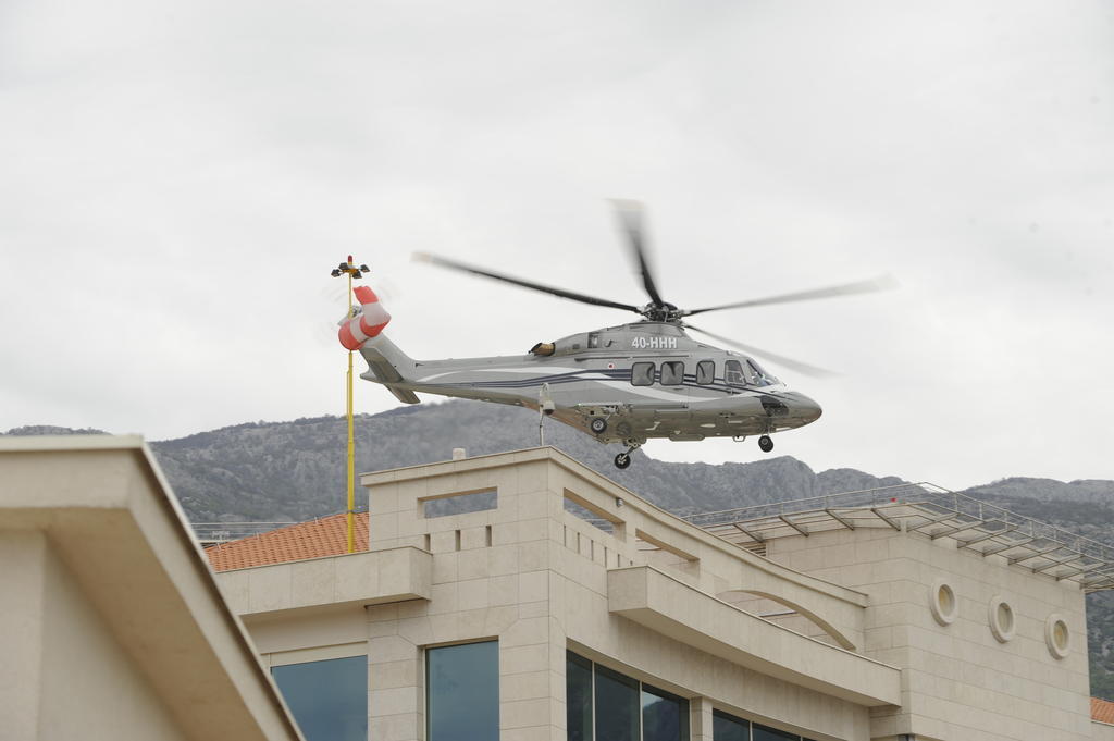 Splendid Conference & Spa Resort Budva Luaran gambar A Eurocopter EC 155B1 of the Italian Air Force